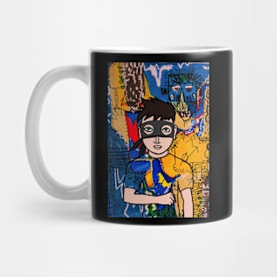 Immerse in NFT Character - MaleMask Street ArtGlyph with Basic Eyes on TeePublic Mug